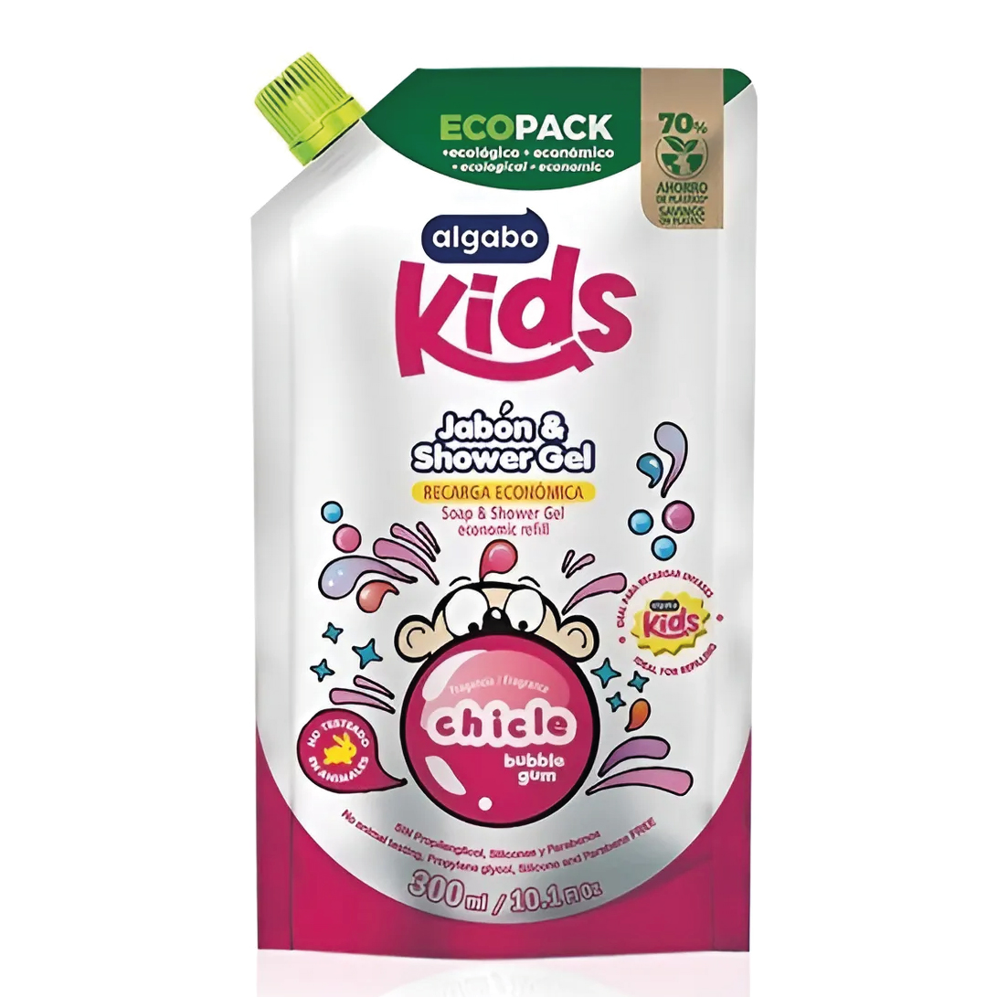 ALGABO JABON LOQUIDO KIDS X 300 ML.
